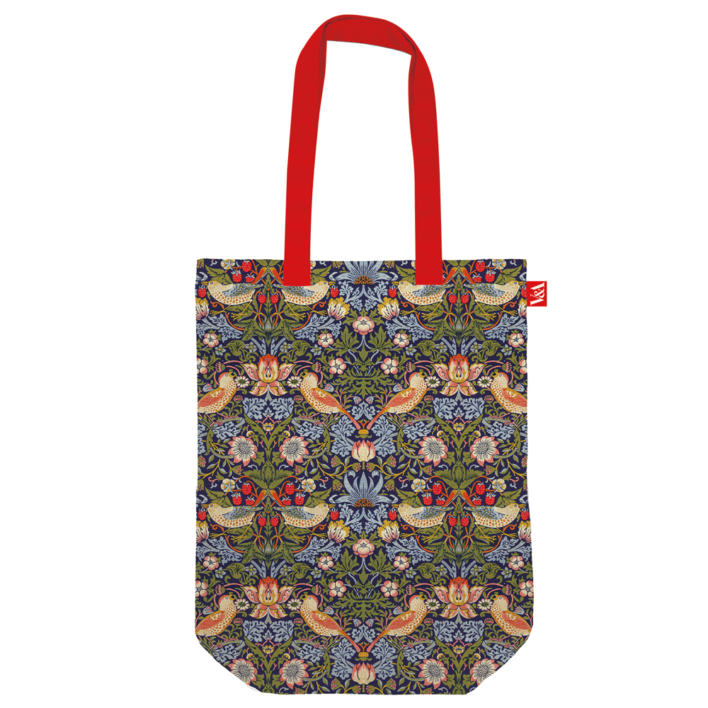 V&A Strawberry Thief Print Tote Bag